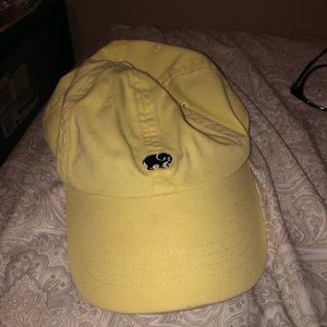 Yellow ivory Ella baseball hat